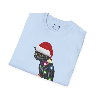 Merry Kissmyass Cat T-shirt