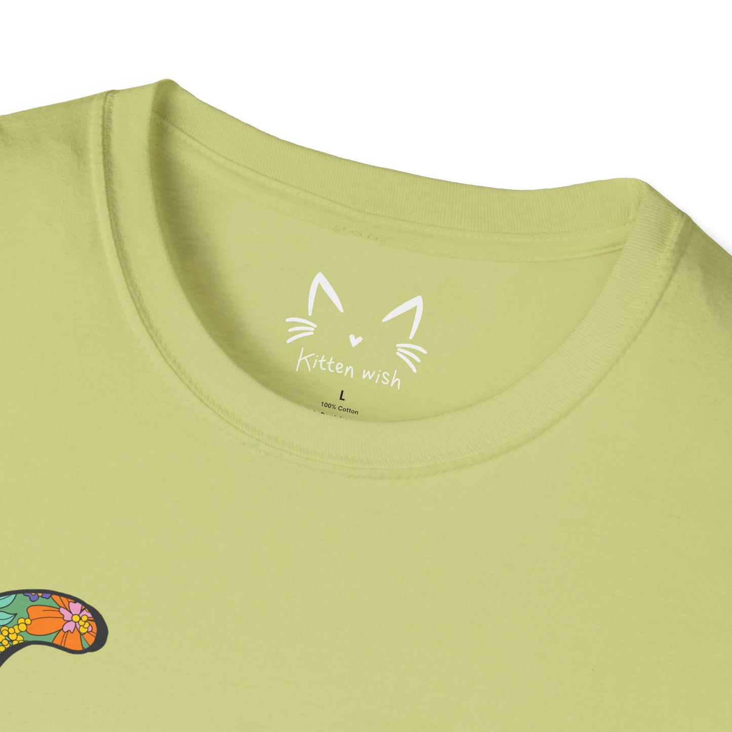 Retro Flower Cat T-Shirt
