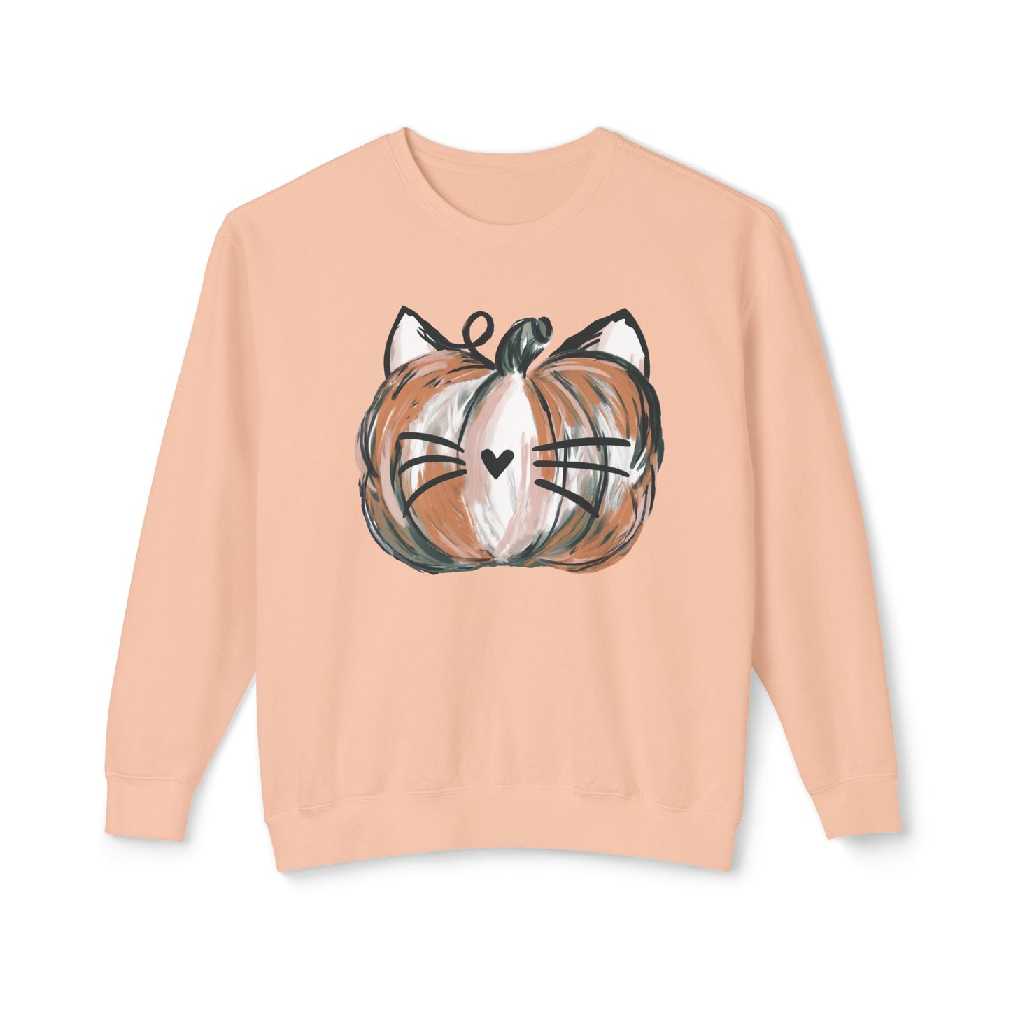 Cozy Pumpkin Cat Sweatshirt