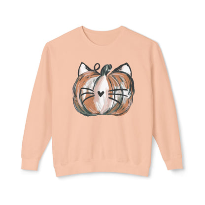 Cozy Pumpkin Cat Sweatshirt