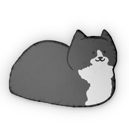 Tuxedo Cat Loaf Shaped Pillows
