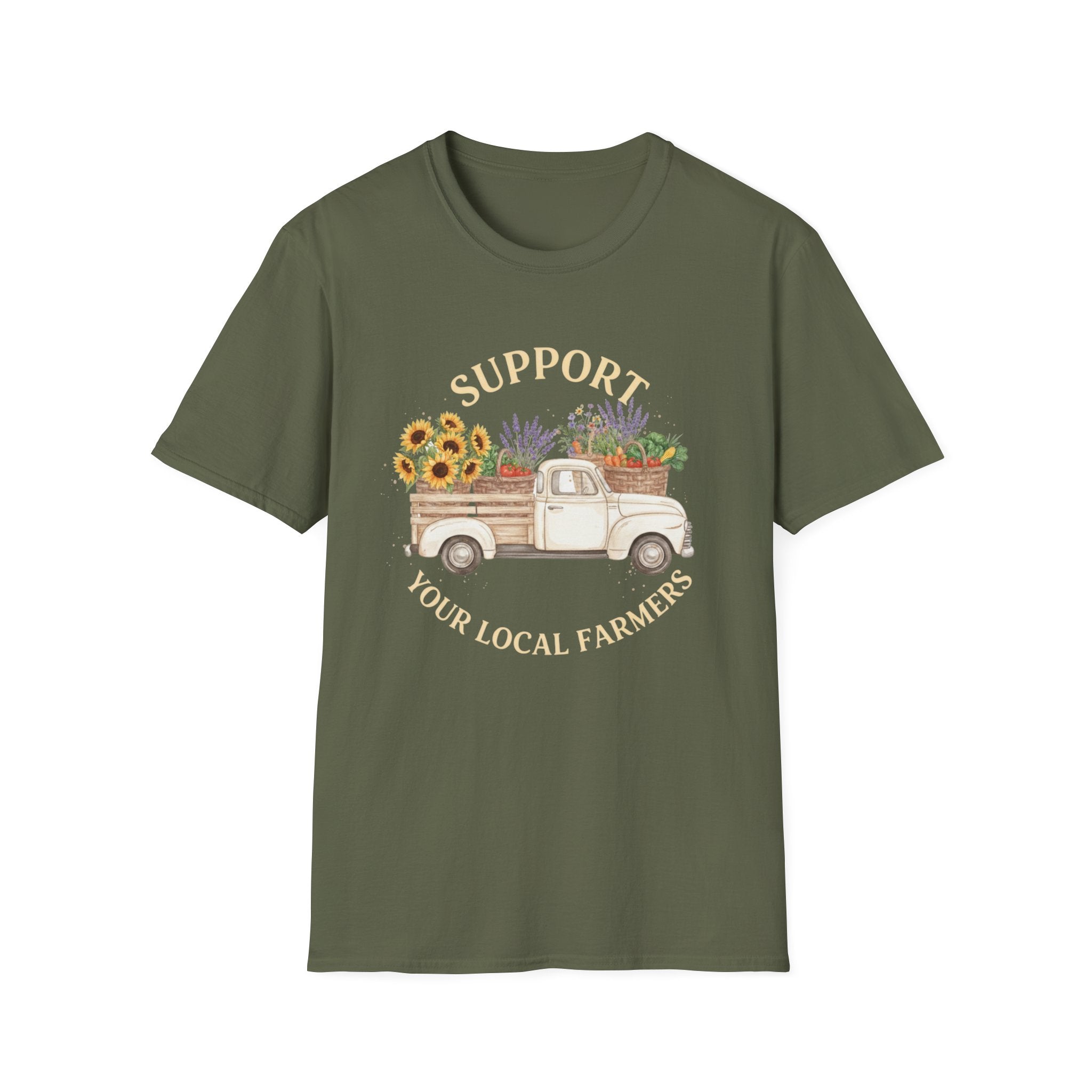 Support Your Local Farmers Softstyle T-Shirt