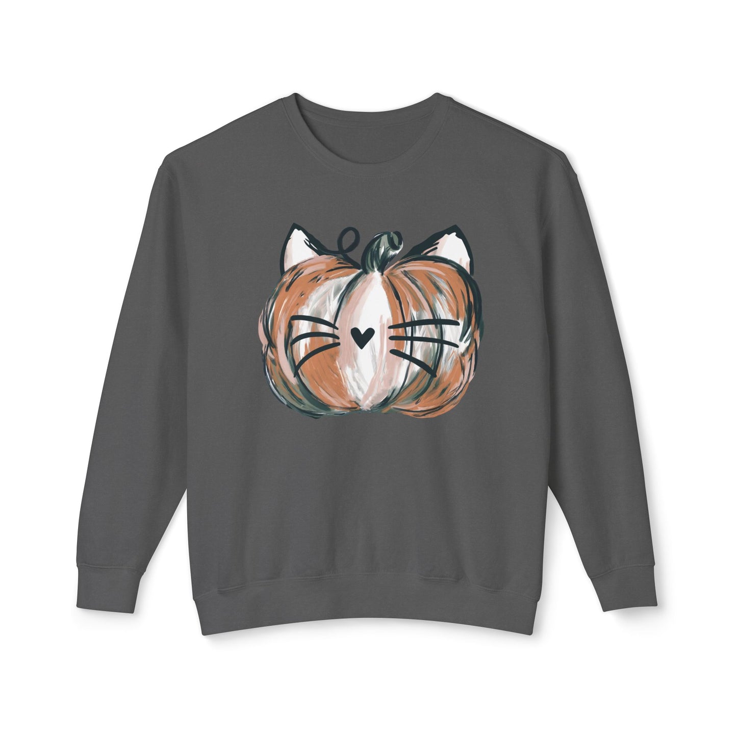 Cozy Pumpkin Cat Sweatshirt