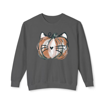 Cozy Pumpkin Cat Sweatshirt