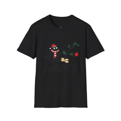 Cat What Christmas T-shirt