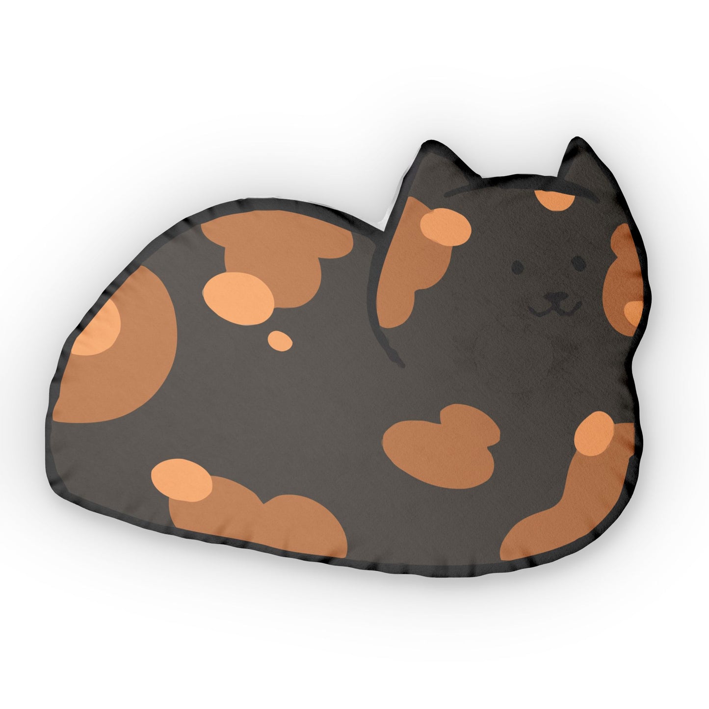 Tortoiseshell Cat Loaf Shaped Pillows