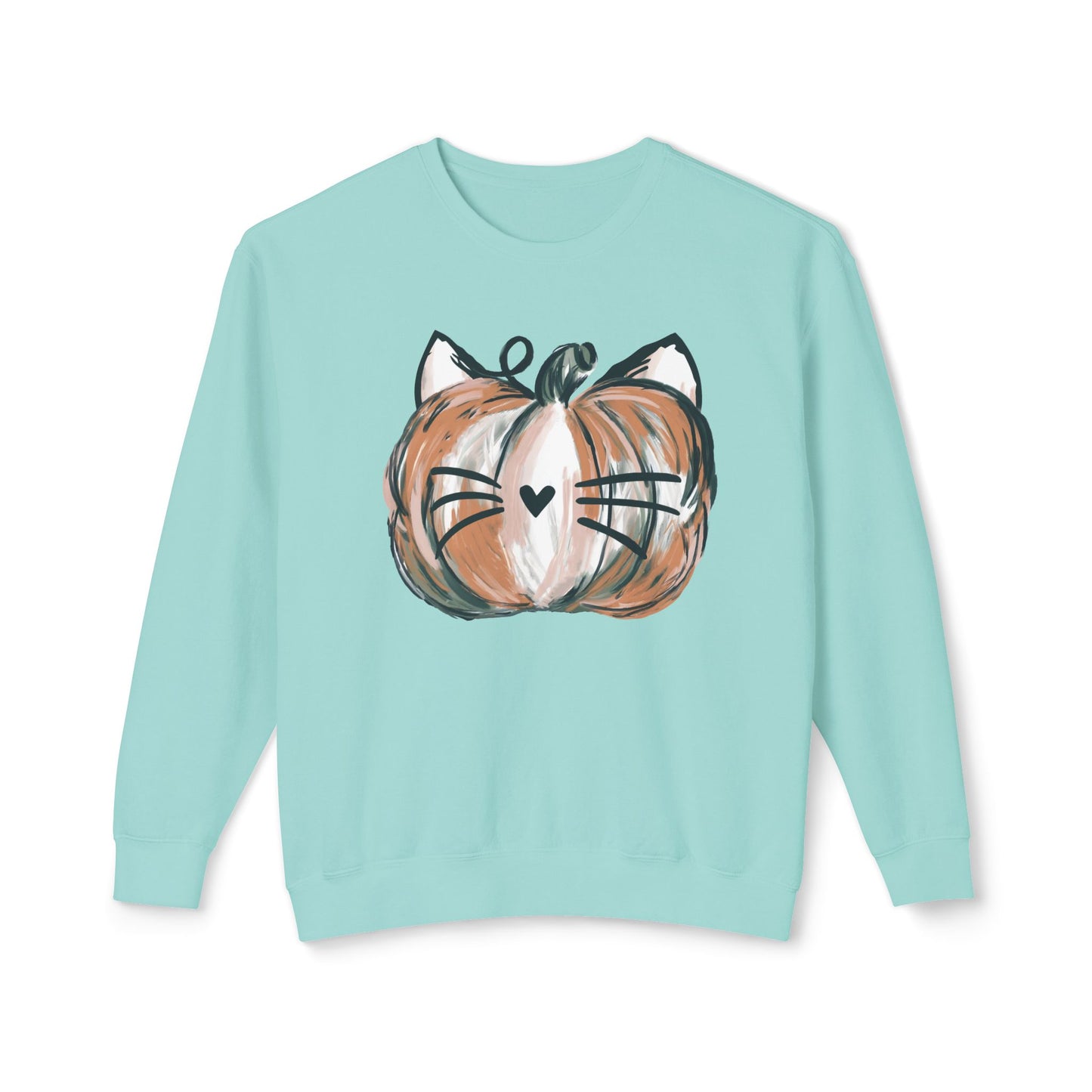 Cozy Pumpkin Cat Sweatshirt