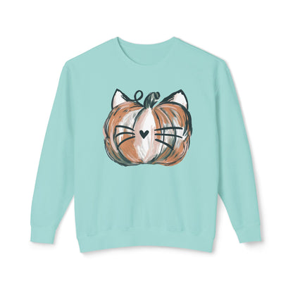 Cozy Pumpkin Cat Sweatshirt