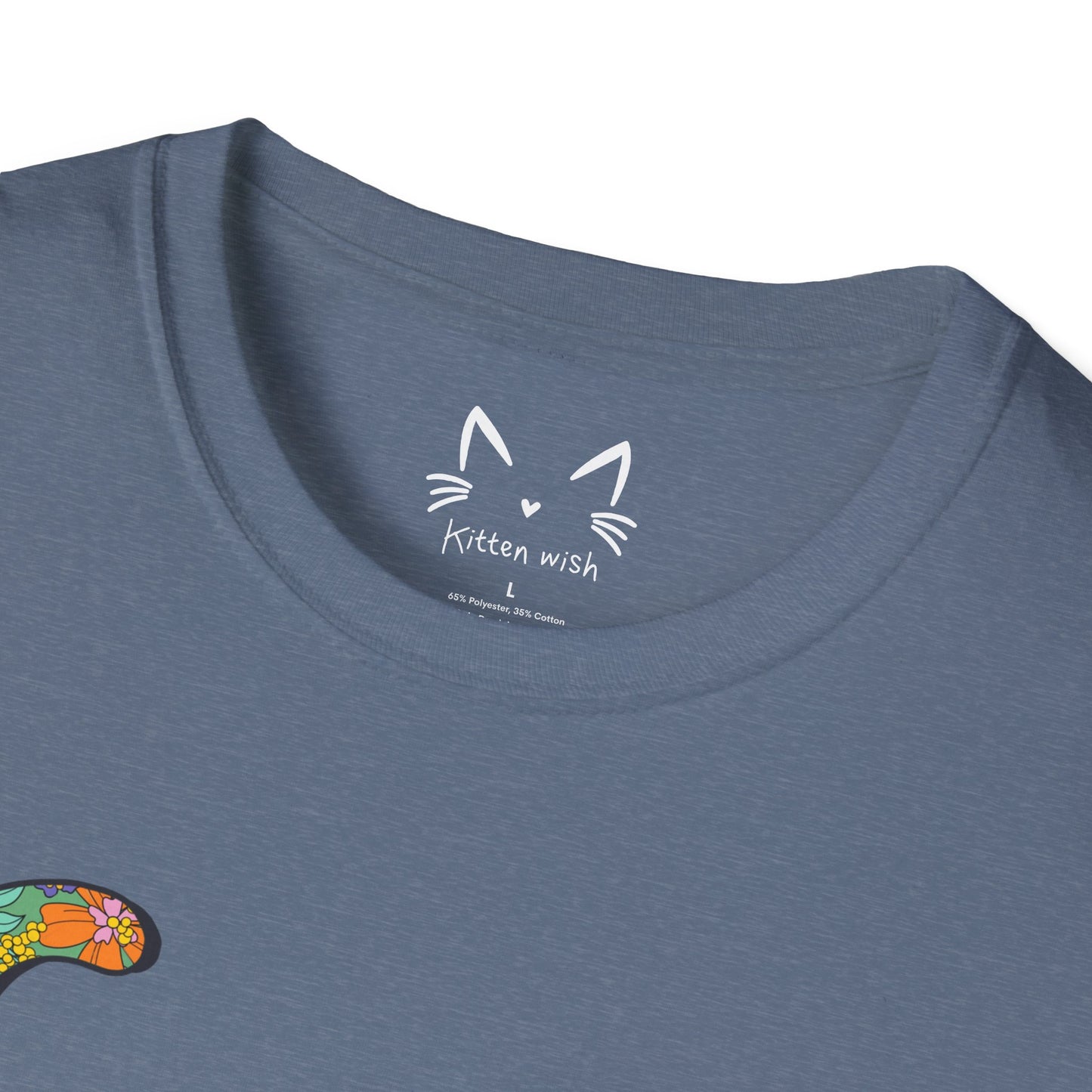 Retro Flower Cat T-Shirt