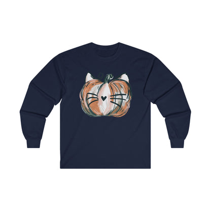 Cat Pumpkin Long Sleeve Tee 2