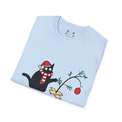 Cat What Christmas T-shirt