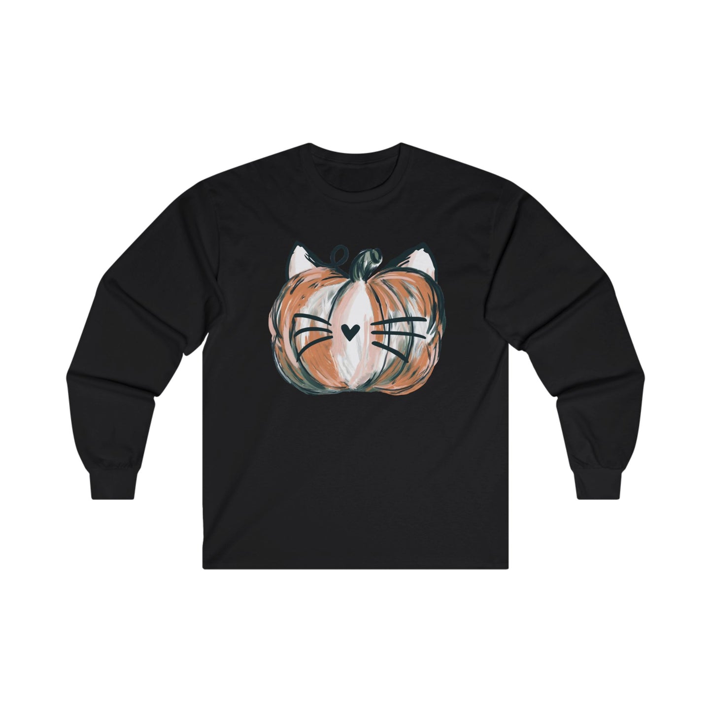 Cat Pumpkin Long Sleeve Tee 2