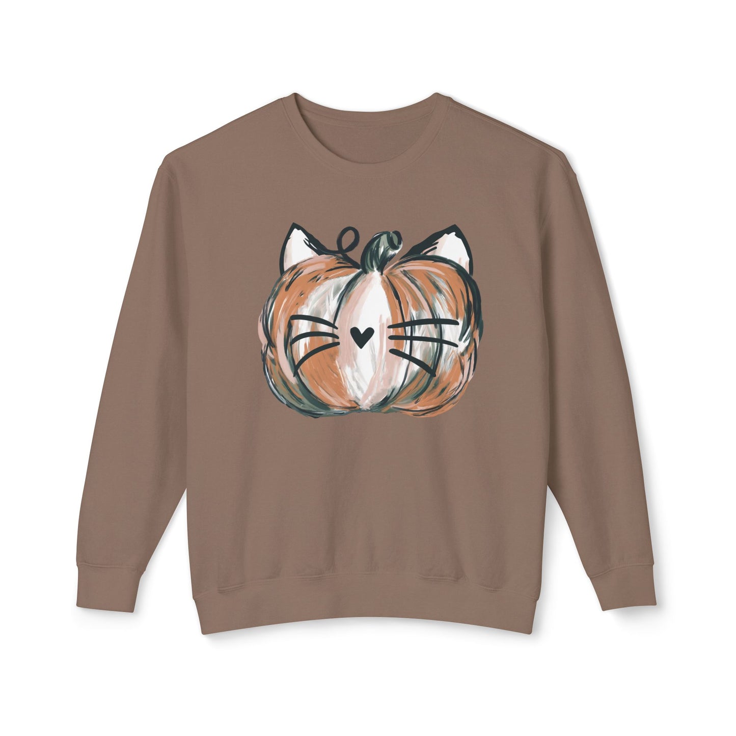 Cozy Pumpkin Cat Sweatshirt