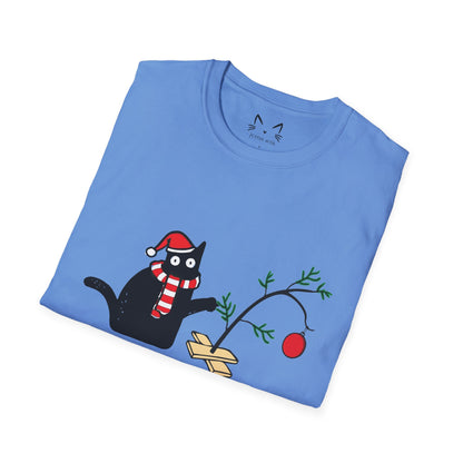Cat What Christmas T-shirt