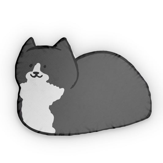 Tuxedo Cat Loaf Shaped Pillows
