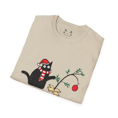 Cat What Christmas T-shirt