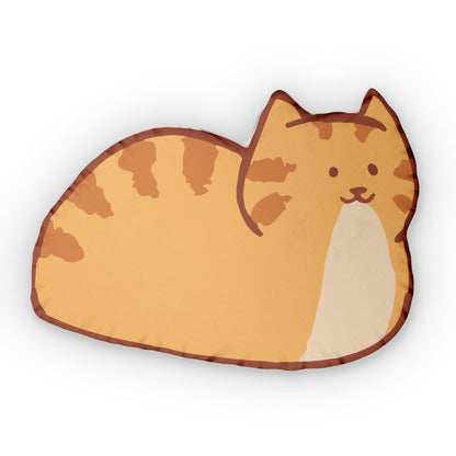 Orange Tabby Cat Loaf Shaped Pillows