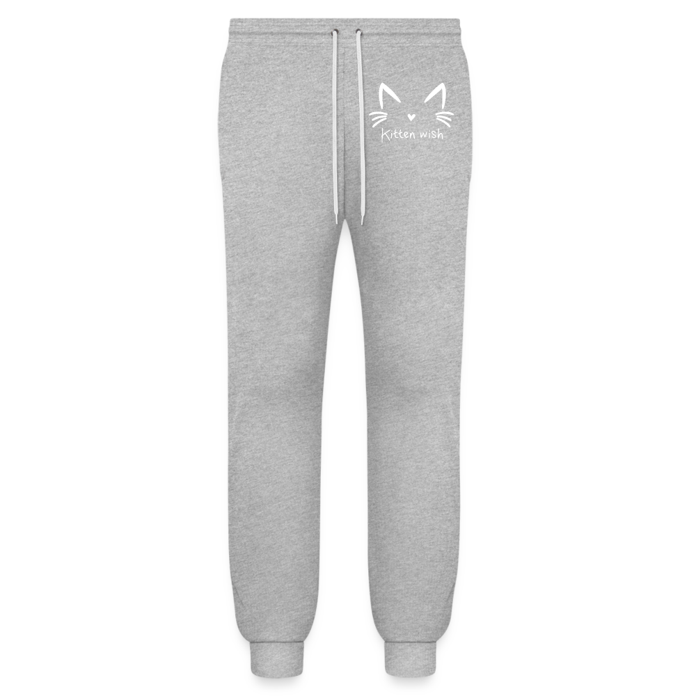Kitten Wish Unisex Joggers - heather gray