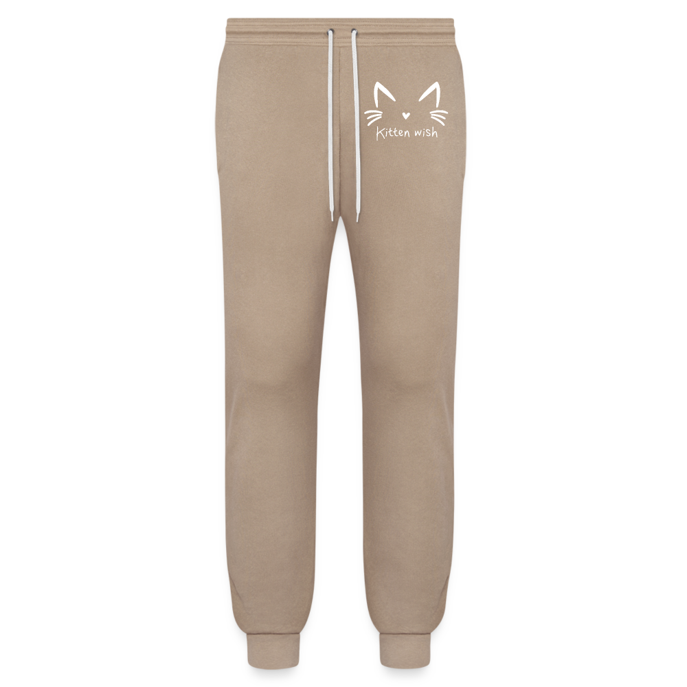 Kitten Wish Unisex Joggers - tan