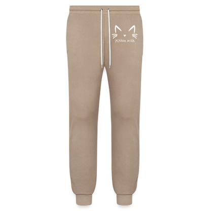 Kitten Wish Unisex Joggers - tan