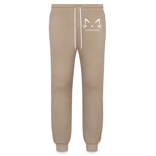 Kitten Wish Unisex Joggers - tan