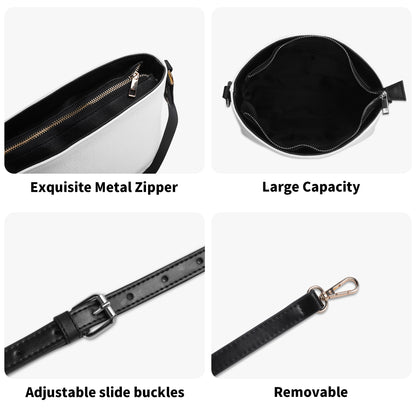 Cat Lady Womens PU Bucket Bag Shoulder Bag