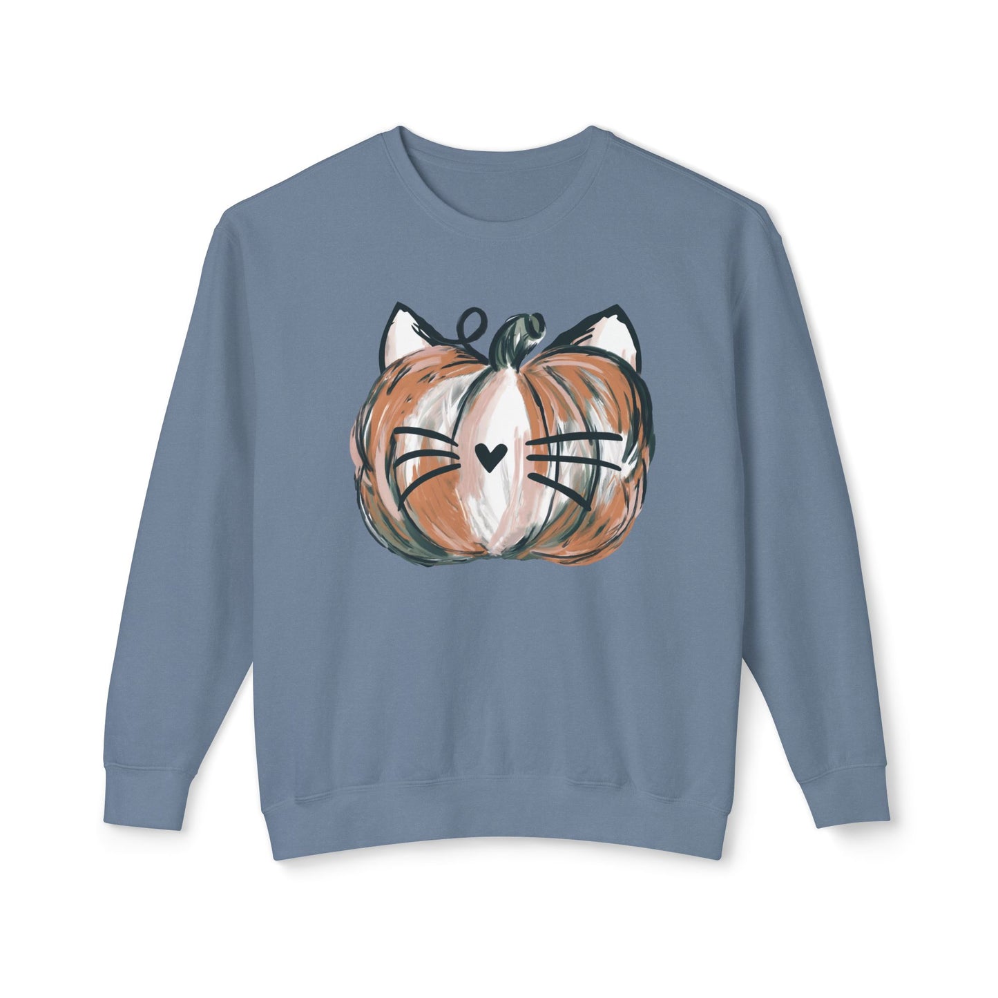 Cozy Pumpkin Cat Sweatshirt