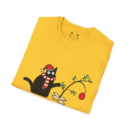 Cat What Christmas T-shirt