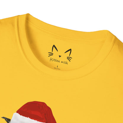 Merry Kissmyass Cat T-shirt