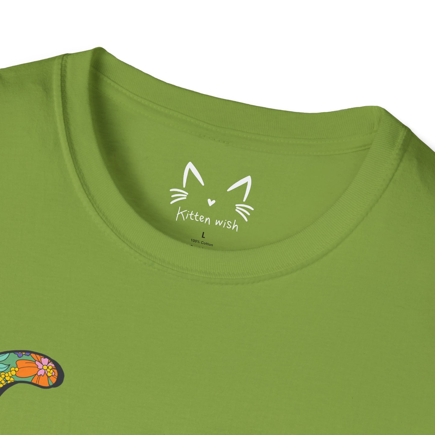 Retro Flower Cat T-Shirt
