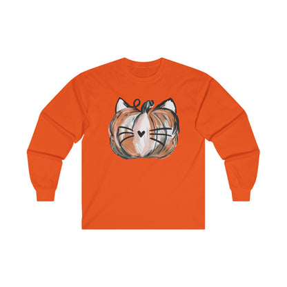 Cat Pumpkin Long Sleeve Tee 2