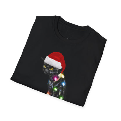 Merry Kissmyass Cat T-shirt