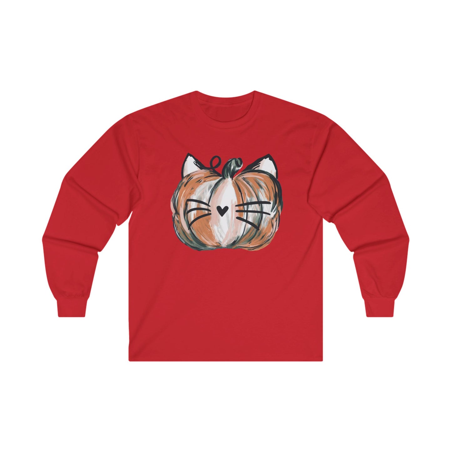 Cat Pumpkin Long Sleeve Tee 2