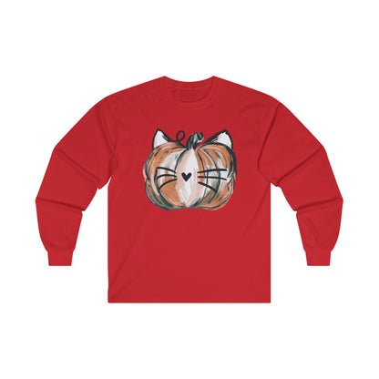 Cat Pumpkin Long Sleeve Tee 2