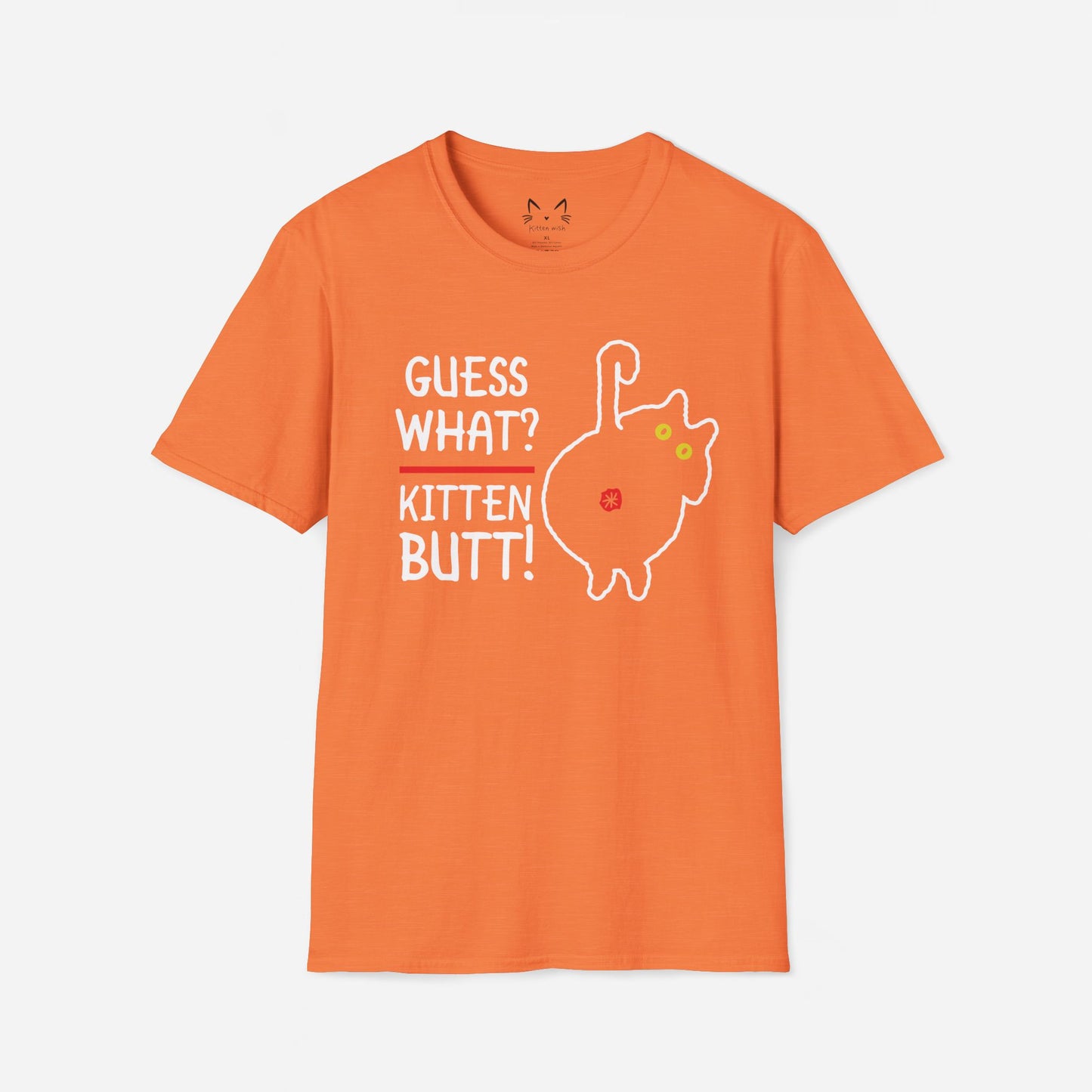 Guest What Kitten Butt Cat T-Shirt