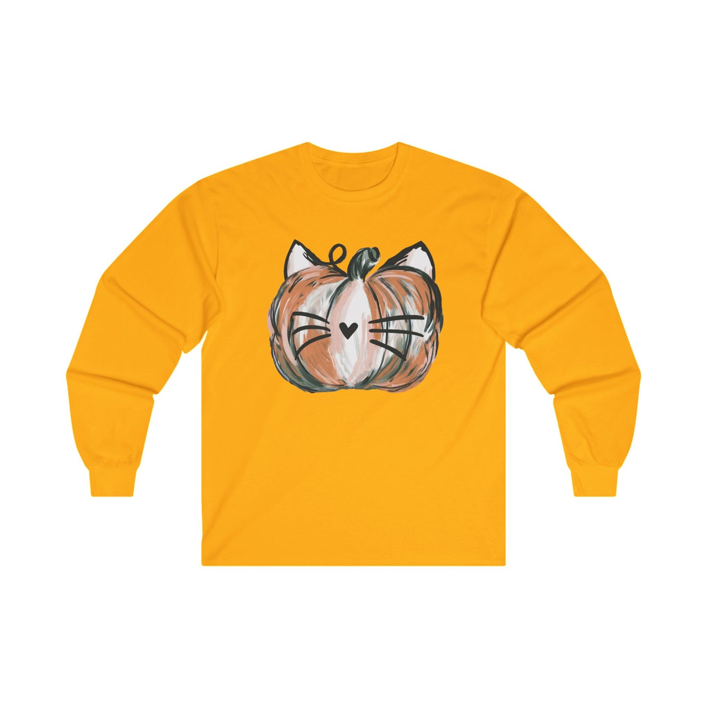 Cat Pumpkin Long Sleeve Tee 2
