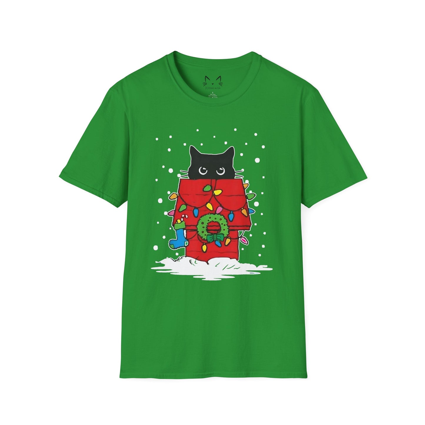 Cat Christmas T-shirt