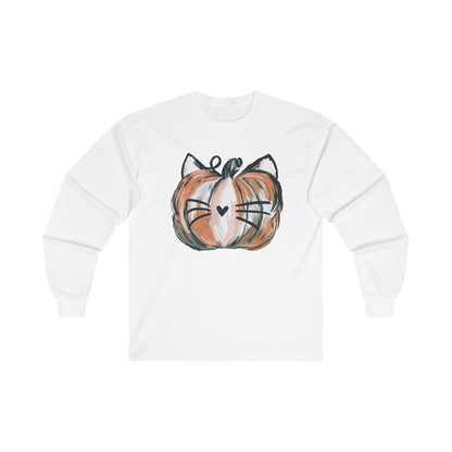 Cat Pumpkin Long Sleeve Tee 2