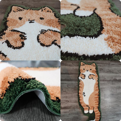 Cute Cat Tufted Rug