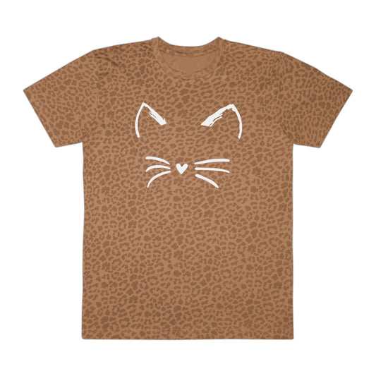 Leopard Cat Face T-Shirt