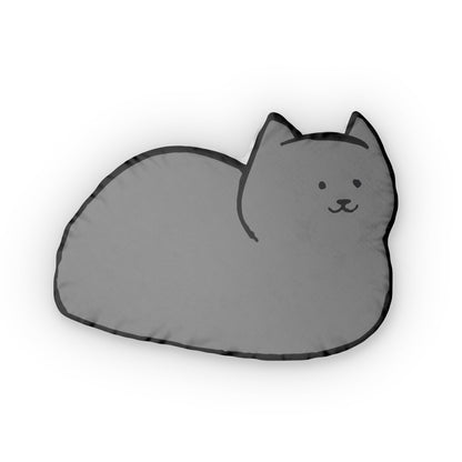 Gray Cat Loaf Shaped Pillows