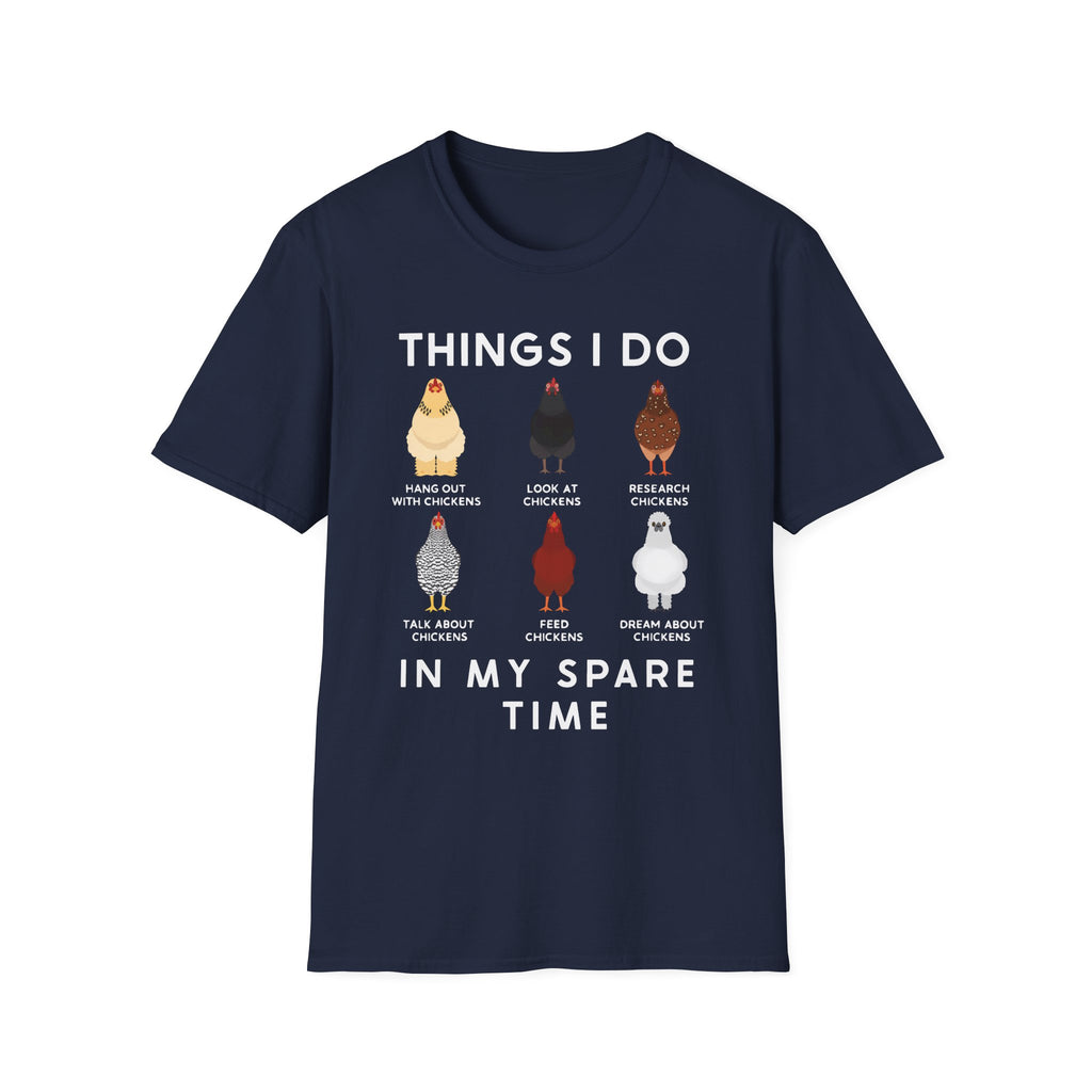 Things I Do In My Spare Time Chicken Lover Softstyle T-Shirt
