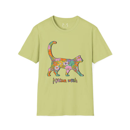 Retro Flower Cat T-Shirt