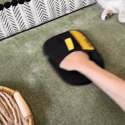 Pet Hair Removal Glove with Dual-Sided Electrostatic Bristles