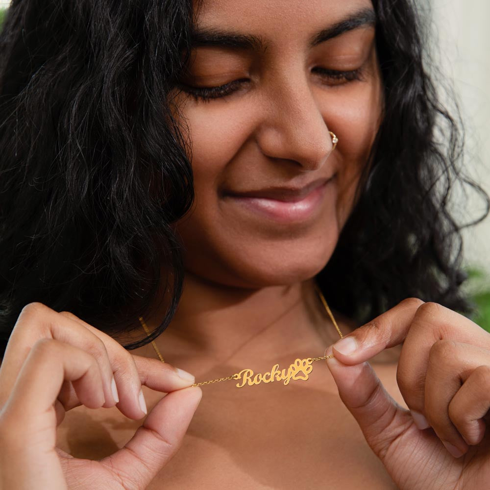 Dear Cat Mom Necklace