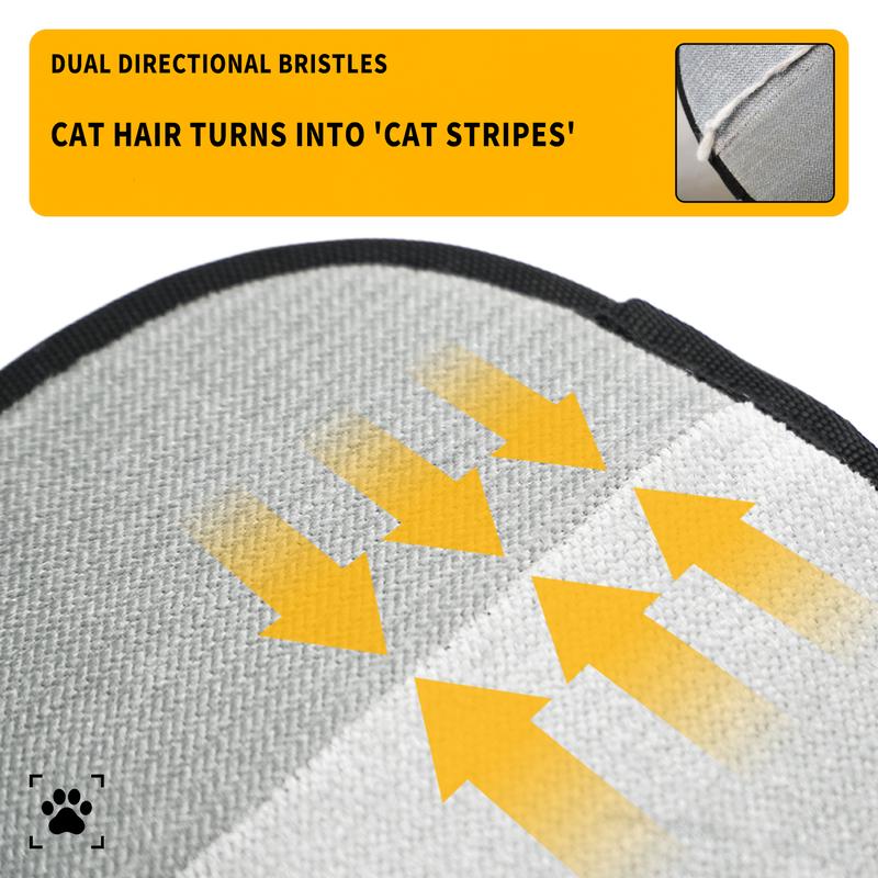 Pet Hair Removal Glove with Dual-Sided Electrostatic Bristles