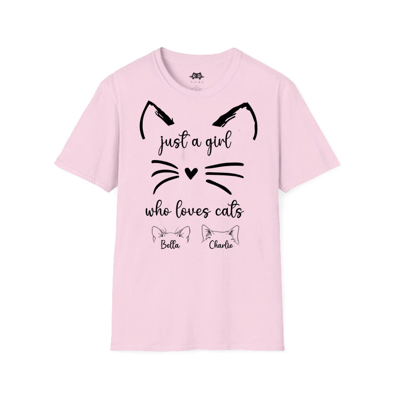 Cat t shirt for girls best sale