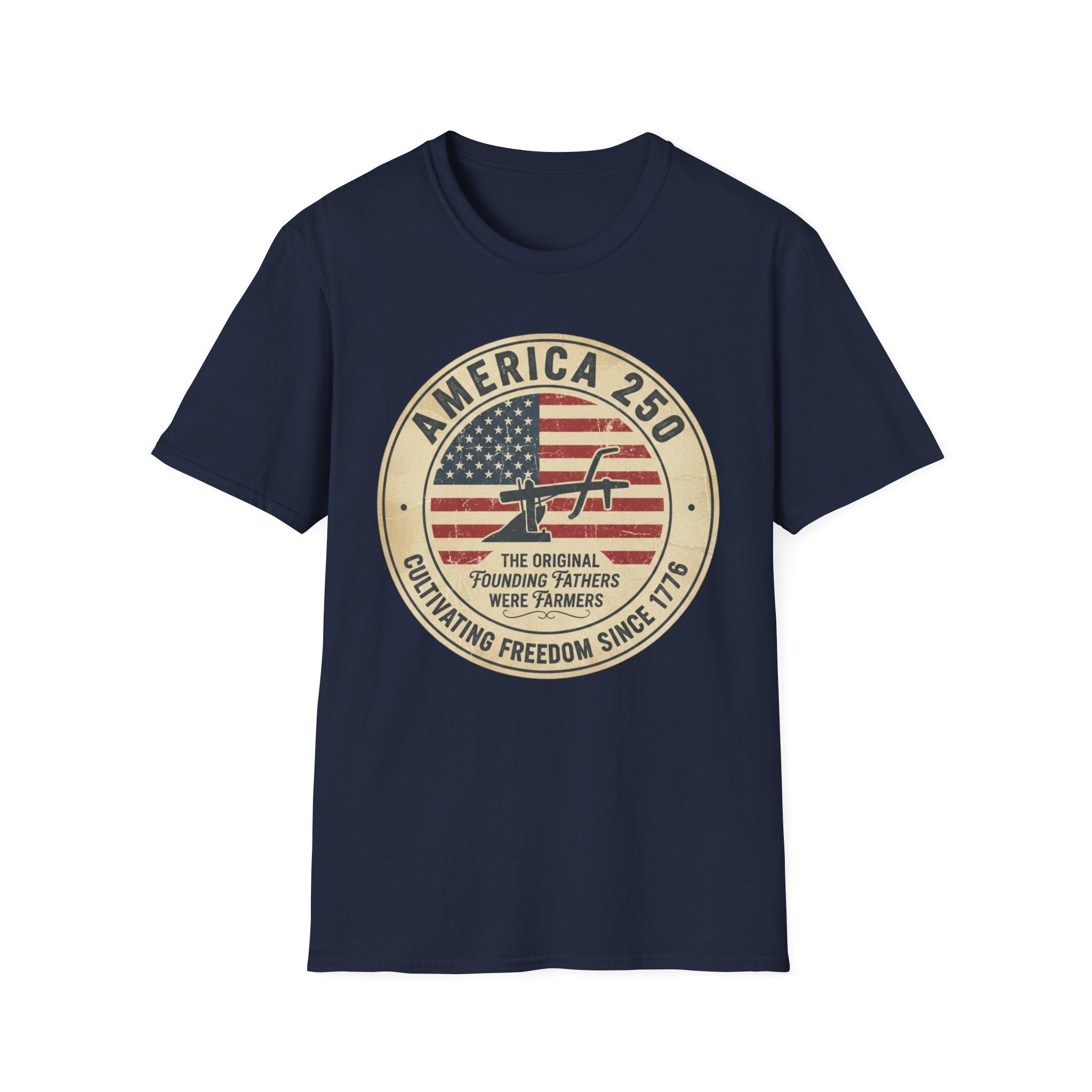 America 250 Cultivating Freedom Since 1776 Softstyle T-Shirt