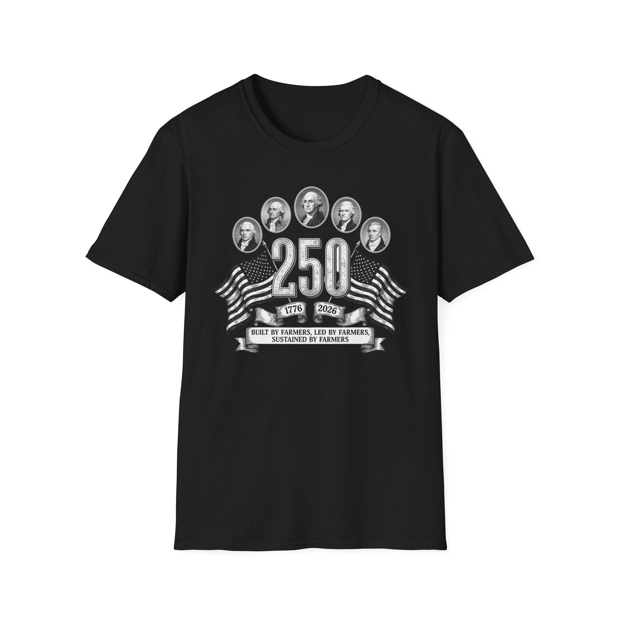 America 250 Built By Farmers Softstyle T-Shirt Main image
