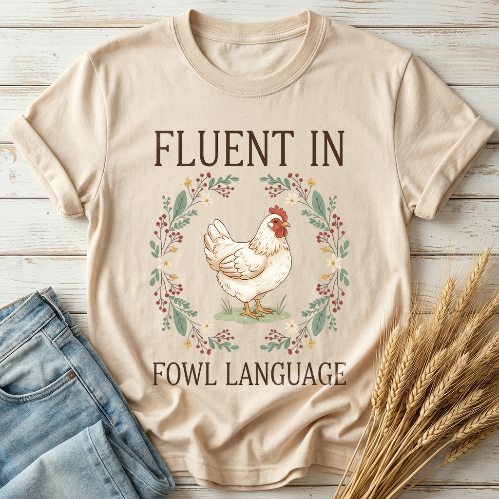 Fluent In Fowl Language Classic Tee